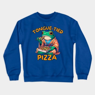 Pizza frog Crewneck Sweatshirt